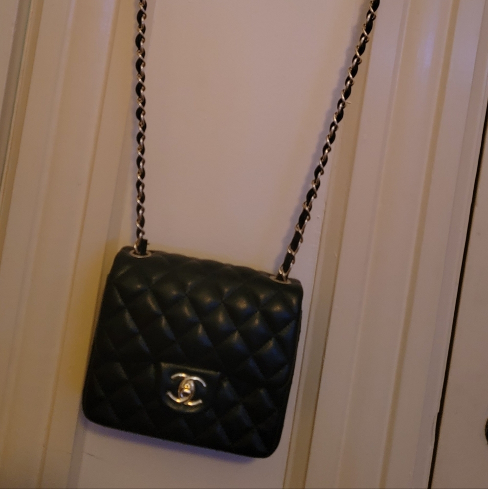 SMALL Black clutch